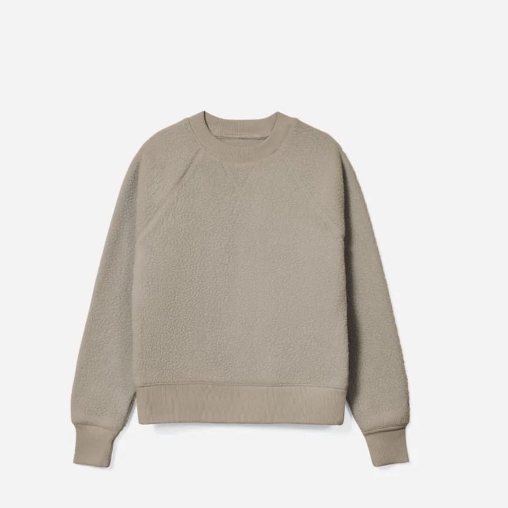 Everlane the Renew fleece raglan sweatshirt small